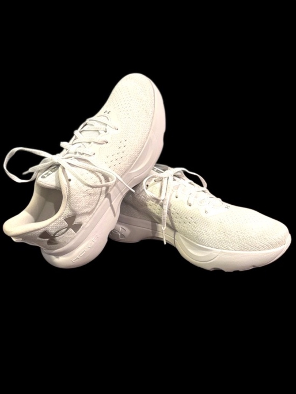 Under Armour white HOVR Infinite Running Shoes